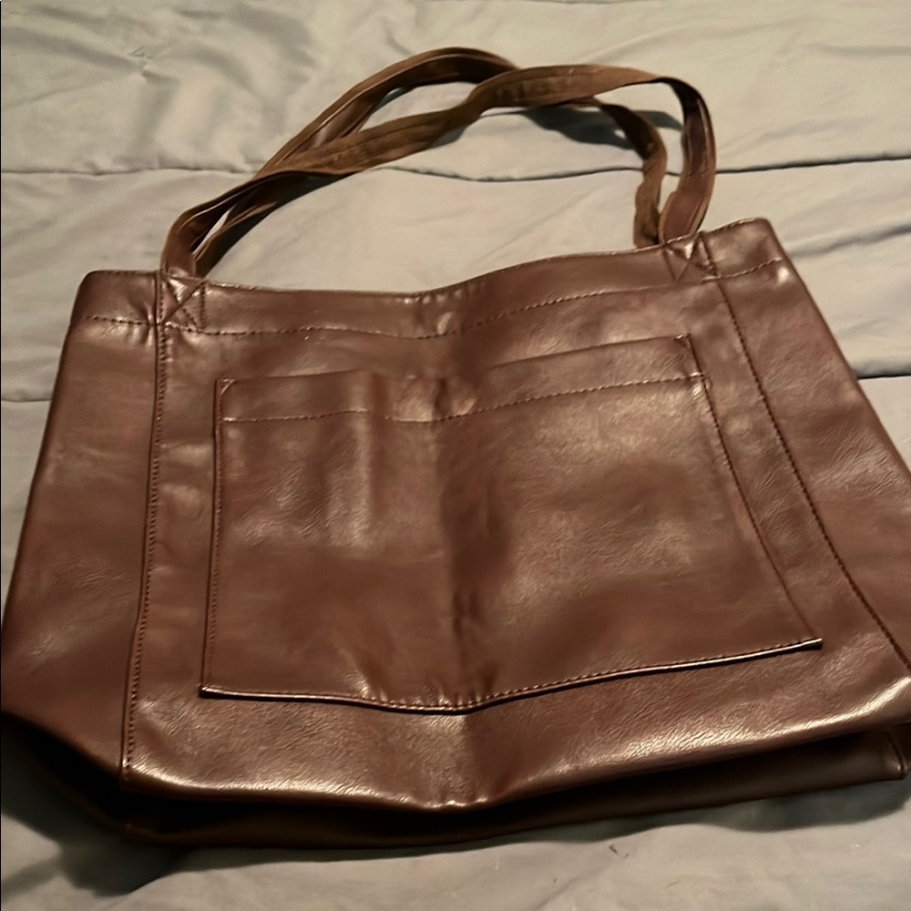 Brown Leather Tote Bag